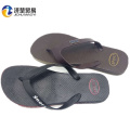 Black PVC sole for men slipper 2017 new flip flop design in summer shoes